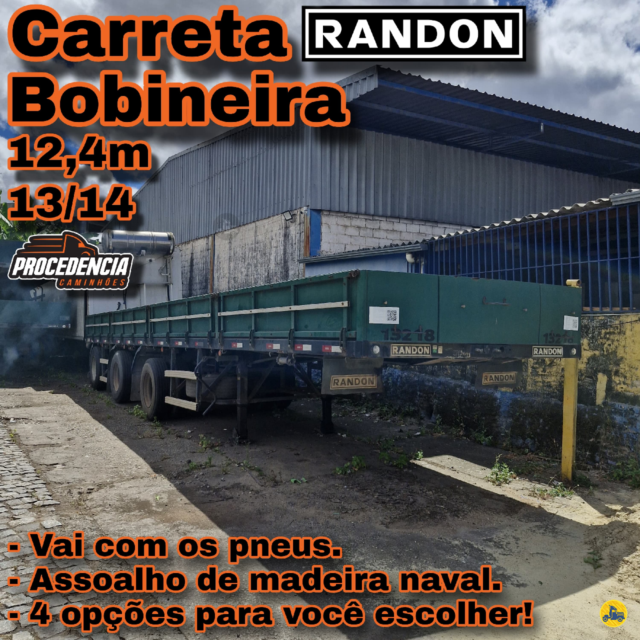 CARRETA SEMI-REBOQUE BOBINEIRO Procedência Caminhões CONTAGEM MINAS GERAIS MG